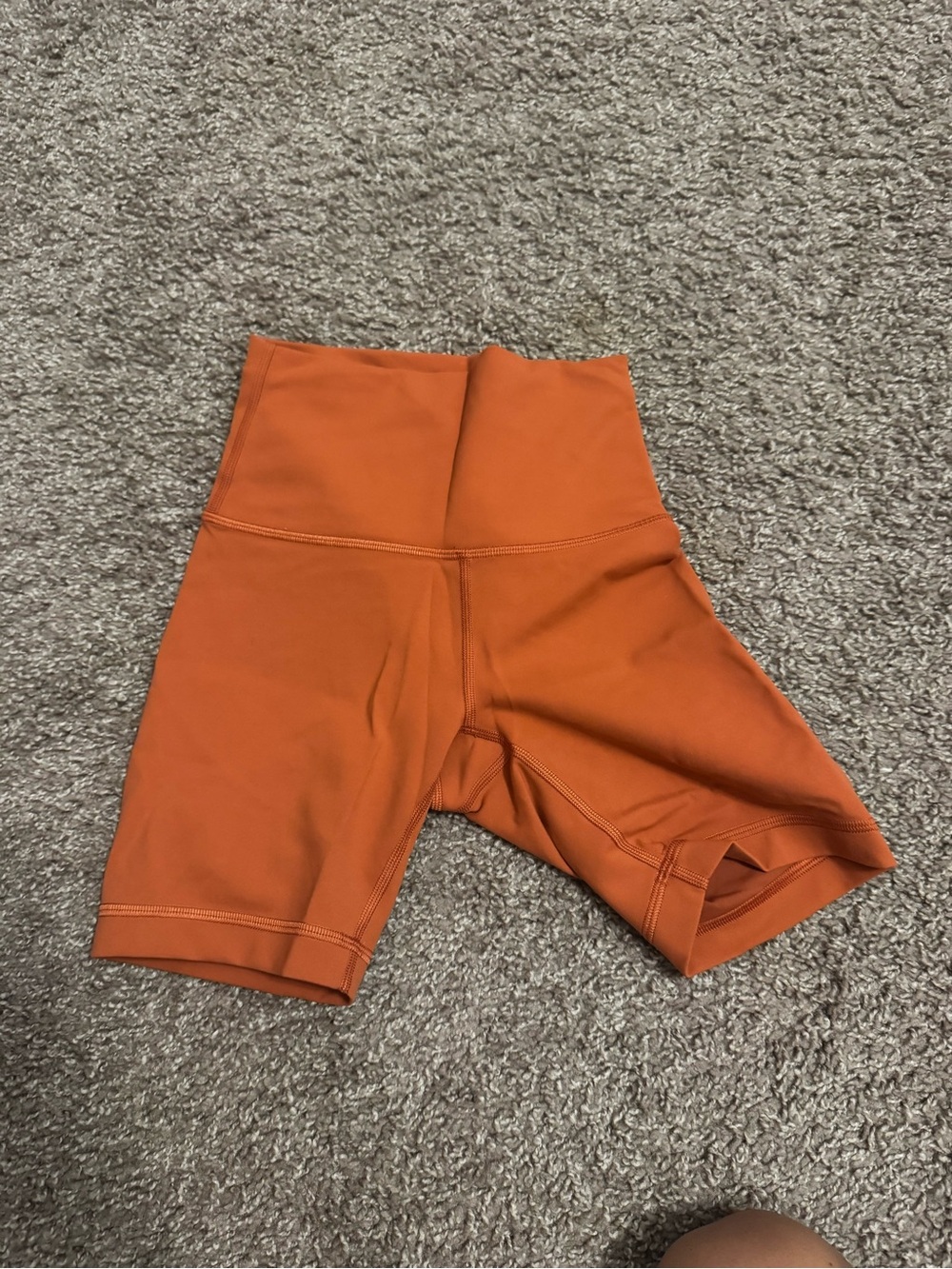 lululemon athletica High-Rise Bike Shorts - Rust Orange